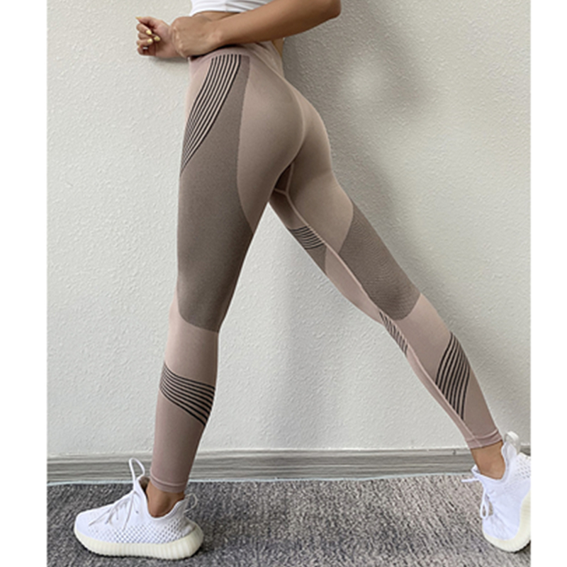 Pantalon serré pantalon de yoga taille haute pour femmes exécutant des pantalons de sport de fitness