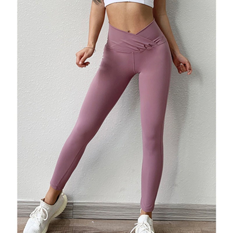 Pantalon de sport pour femme Yoga Pantalon de fitness à absorption d'humidité à séchage rapide